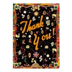 Pomegranate Tony Fitzpatrick: Thank You! Boxed Thank You Notes Social Stationery