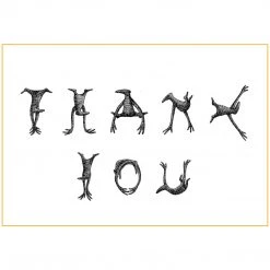 Pomegranate Social Stationery Edward Gorey: Figbash Thank You Notes