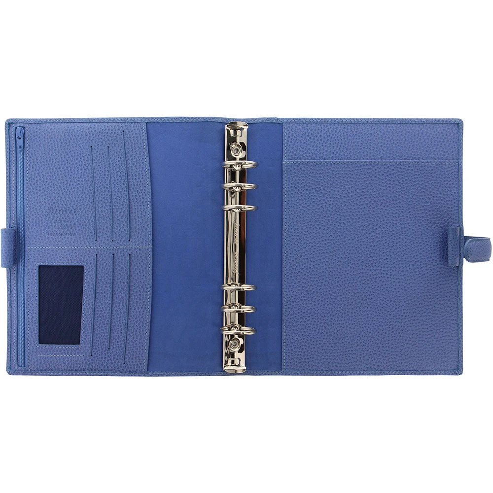 Filofax Finsbury A5 Leather Organiser Vista Blue 4 Filofax Finsbury A5 Leather Organiser Vista Blue
