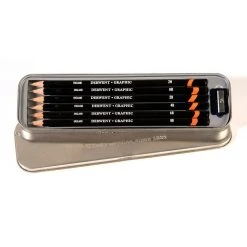 Drawing & Colouring Derwent Graphic Tin Of 6 Pencils