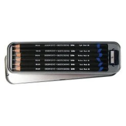 Drawing & Colouring Derwent Watersoluble Sketching Pencils 6 Tin