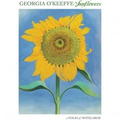 Pomegranate Georgia O'keeffe: Sunflowers Notecard Folio Social Stationery