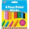 GALT Face Paint Sticks Wallet Of 8 Childrens Colouring Pens And Pencils