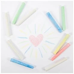 Childrens Colouring Pens And Pencils GALT 10 Coloured Chalks