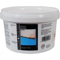 Daler Rowney Paint And Colour White Gesso Primer 1lt