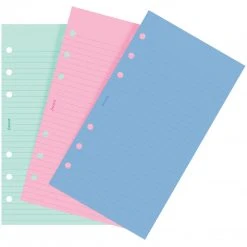 Filofax Filofax Refills Personal Fashion Coloured Ruled Notepaper