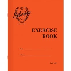Silvine Red Cover Exercise Book Books, Pads & Albums
