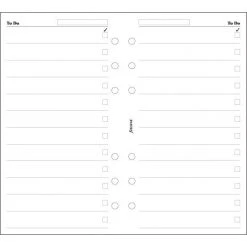 Filofax Refill - Personal To Do Filofax Refills
