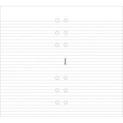 Filofax Filofax Refills Personal White Ruled Notepad