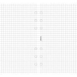 Filofax Filofax Refills Personal White Quadrille Notepaper