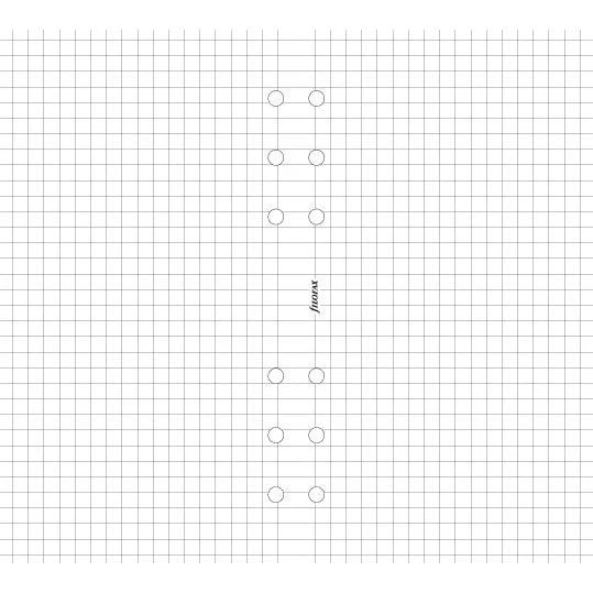 Filofax Filofax Refills Personal White Quadrille Notepaper 3 Filofax Filofax Refills Personal White Quadrille Notepaper