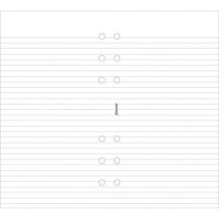Filofax Personal White Ruled Notepaper Filofax Refills