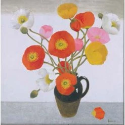 Canns Down Press Mary Fedden Obe Ra - Poppies Greetings Cards