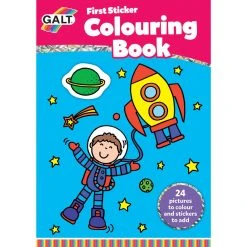 Adult Colouring Books Galt First Sticker Colouring Book