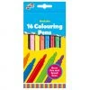 Writing Pens & Pencils Galt 16 Colouring Pens - Washable - Felt Tips