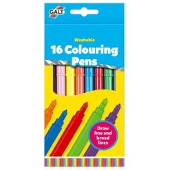 Writing Pens & Pencils Galt 16 Colouring Pens - Washable - Felt Tips