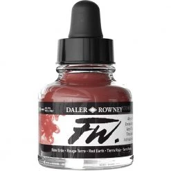 Daler Rowney FW Ink 29.5ml Red Earth