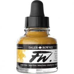 Daler Rowney FW Ink 29.5ml Yellow Ochre