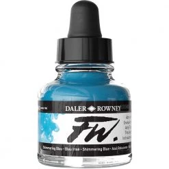 Daler Rowney FW Ink 29.5ml Shimmering Blue
