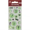 Stickers And Peeloffs Artoz Art-work 3d Sticker Bubbles Green