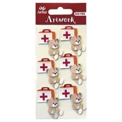 Artoz Art-work 3d Sticker Teddy Bear