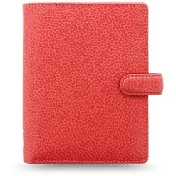 Filofax Finsbury Coral Pocket Organiser