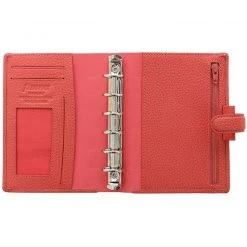 Filofax Finsbury Coral Pocket Organiser