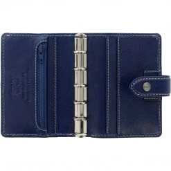 Filofax Malden Mini Leather Organiser Navy