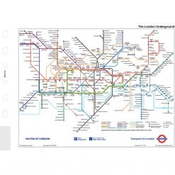 Filofax Pocket London Underground Map Filofax Refills