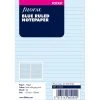 Filofax Filofax Refills Pocket Blue Ruled Notepaper