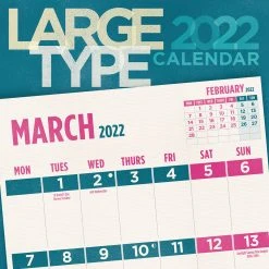 Calendar Collection 2022 Calendar - Large Type