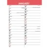 Calendar Collection 2022 Calendar - Red & Black Large Engagement A3 1 Calendar Collection 2022 Calendar - Red & Black Large Engagement A3