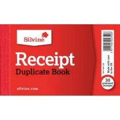 Silvine Receipt Book 63x106mm