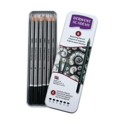 Derwent Academy Sketching Pencils Tin Of 6
