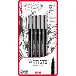 Uni-Ball PIN Set Of 5 Artists Selection