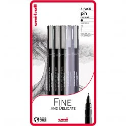 Uni-Ball PIN Set Of 5 Fine And Delicate