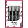 Uni-Ball PIN Set Of 8 Calligraphy Drawing & Colouring