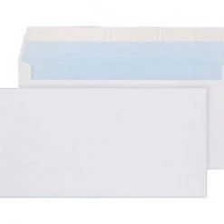 Blakes Everyday White P&S Wallet Envelopes DL 110X220 100gsm Pack 50