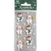 Stickers And Peeloffs Artoz Art-work 3d Sticker Snowman