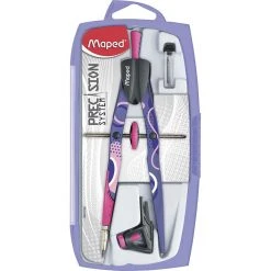 Student Stationery Maped Precision Bow Compass Clear Box