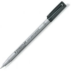 Staedtler Lumocolor Pen Non-Permanent Superfine 0.4mm Line Black Writing Pens & Pencils