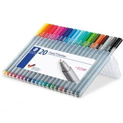Staedtler 334 SB20 Triplus Fineliner Pens Case Of 20