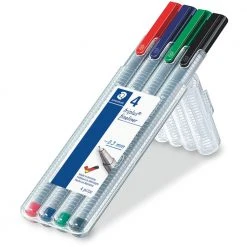 Staedtler Triplus Fineliner Desktop Box Of 4 Drawing & Colouring