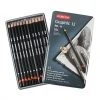 Derwent Graphic Soft Tin Of 12 Pencils