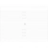Filofax A5 White Ruled Notepad Filofax Refills