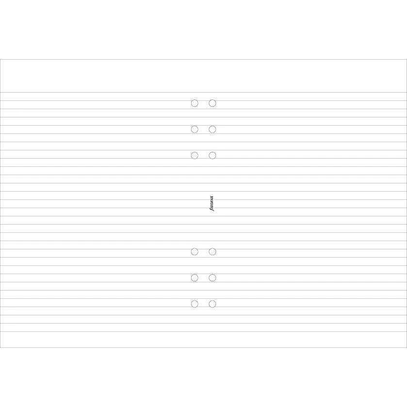 Filofax A5 White Ruled Notepad Filofax Refills 3 Filofax A5 White Ruled Notepad Filofax Refills
