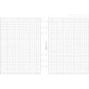Filofax A5 White Quadrille Notepaper
