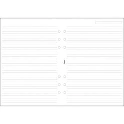 Filofax A5 White Ruled Notepaper
