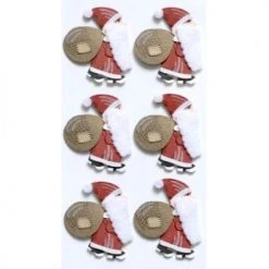 Artoz Art-work 3d Sticker Santa Stickers And Peeloffs