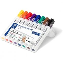 Staedtler Lumocolor Whiteboard Marker Bullet Tip Box Of 8